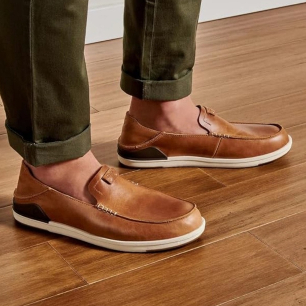 OluKai Kakaha Size 10 Men's Slip-Ons